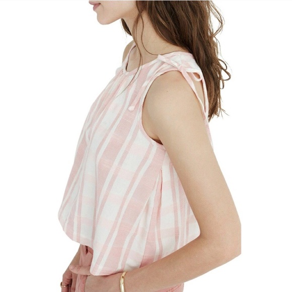 Madewell Plaid swing crop top size XL - Picture 1 of 6